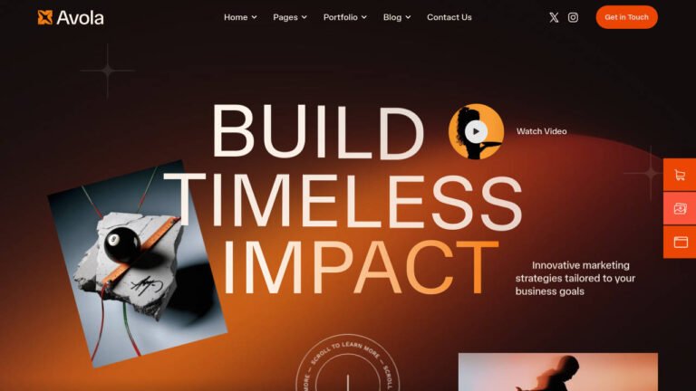 Avola – IT Business & Digital Company WordPress Theme