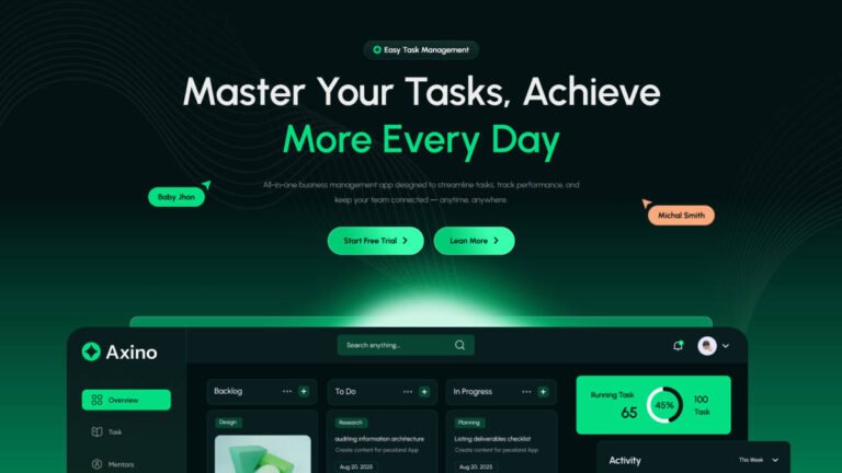 Axino – SaaS & Tech Startup WordPress Theme