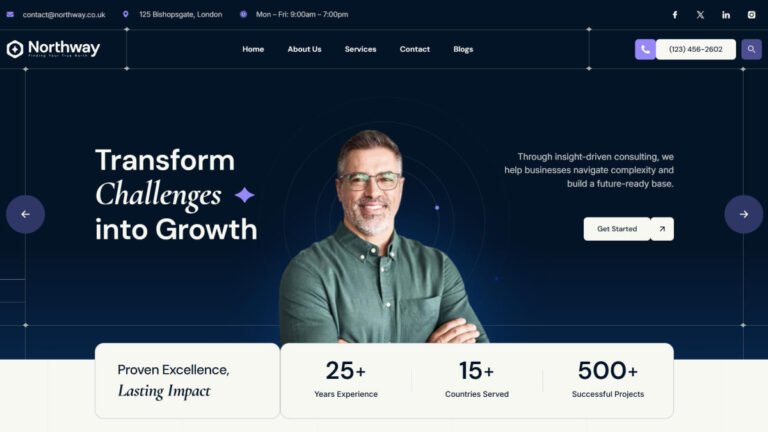 Northway – Business Consulting WordPress Theme