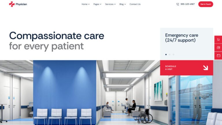 Physician – Medical Hospital & Healthcare WordPress Theme