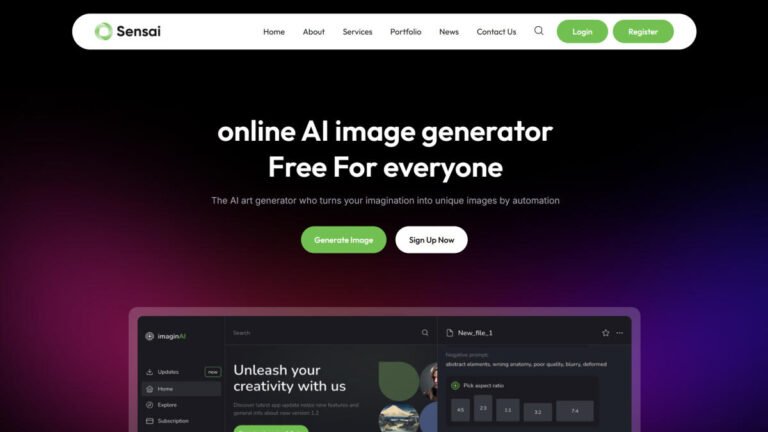 Sensai – AI Generator WordPress Theme
