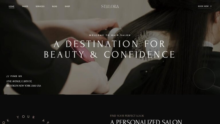 Stylora – Hair Salon & Hairdresser WordPress Theme