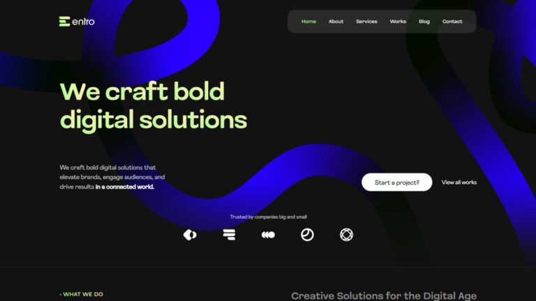Entro – Elementor Business Consulting WordPress Theme
