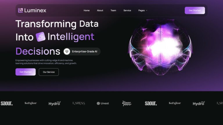 Luminex – Multipurpose IT Business & Tech Startup WordPress Theme