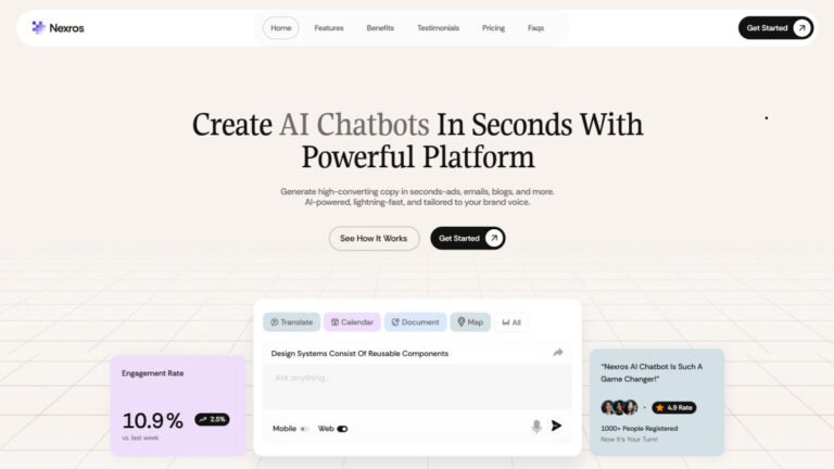 Nexros – SaaS & Tech Startup WordPress Theme