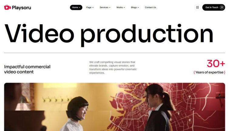 Playsoru – Video Production WordPress Theme