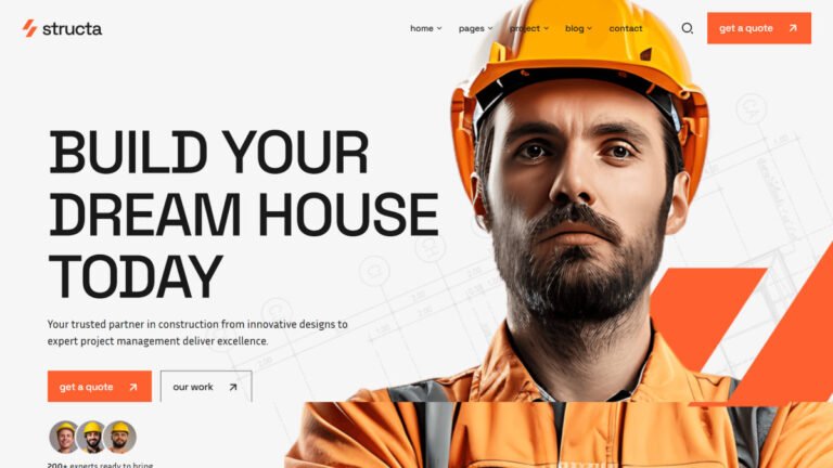 Structa – Construction & Industry WordPress Theme