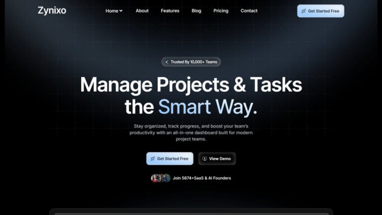 Zynixo – AI & SaaS Elementor WordPress Theme